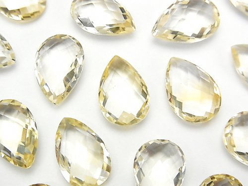 Citrine, Pear Shape Gemstone Beads