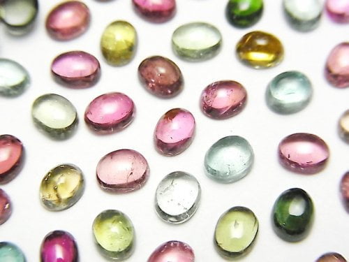 Cabochon, Tourmaline Gemstone Beads