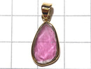 [Video] [One of a kind] Bi-color Tourmaline AAA- Pendant 18KGP NO.35