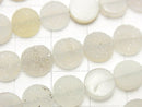 1strand $16.99! Druzy Agate Coin 8x8mm 1strand beads (aprx.7inch/18cm)