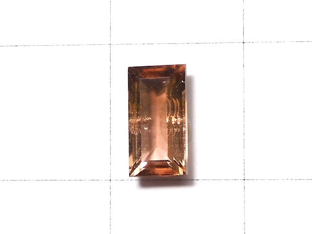 [Video] [One of a kind] Nigeria High Quality Bi-color Tourmaline AAA Faceted 1pc NO.107