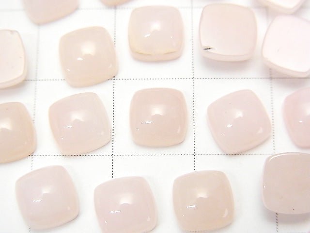 Pink Opal AA++ Square Cabochon 7x7mm 1pc