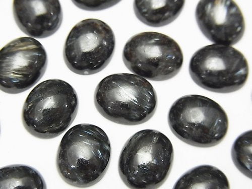 Cabochon, Nuummite / Astrophyllite Gemstone Beads