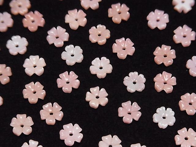 [Video] Queen Conch Shell AAA Flower 6mm Center Hole 4pcs