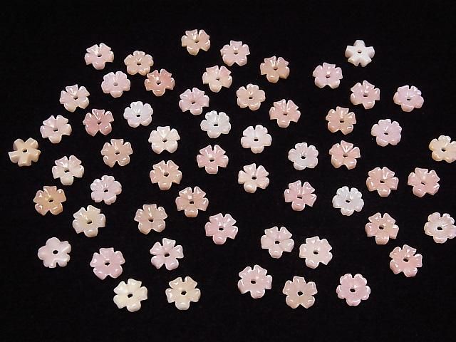 [Video] Queen Conch Shell AAA Flower 6mm Center Hole 4pcs