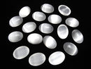 [Video] Selenite  Oval  Cabochon 25x18mm 1pc