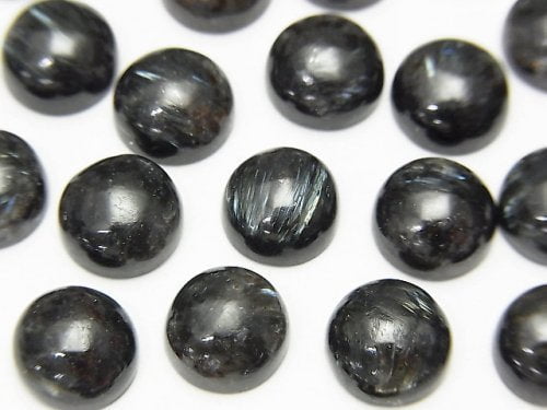 Cabochon, Nuummite / Astrophyllite Gemstone Beads