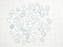 [Video] High Quality Aquamarine AAA Undrilled Freeform Single Sided Rose Cut 5pcs