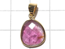 [Video] [One of a kind] Bi-color Tourmaline AAA- Pendant 18KGP NO.60