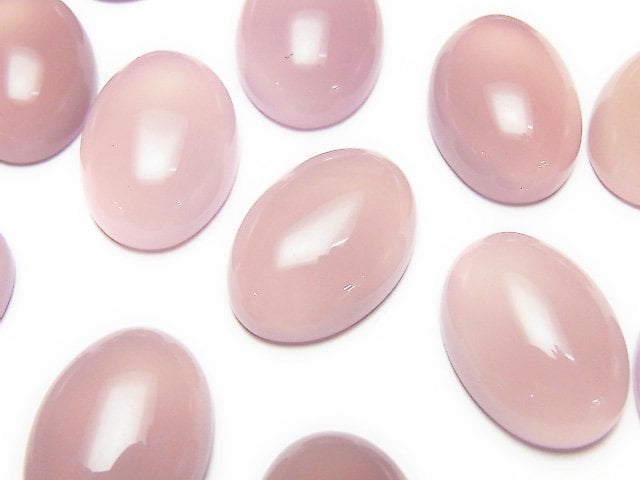 Cabochon, Chalcedony Gemstone Beads