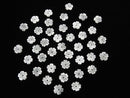 [Video] High Quality White Shell AAA Flower 8mm Center Hole 4pcs