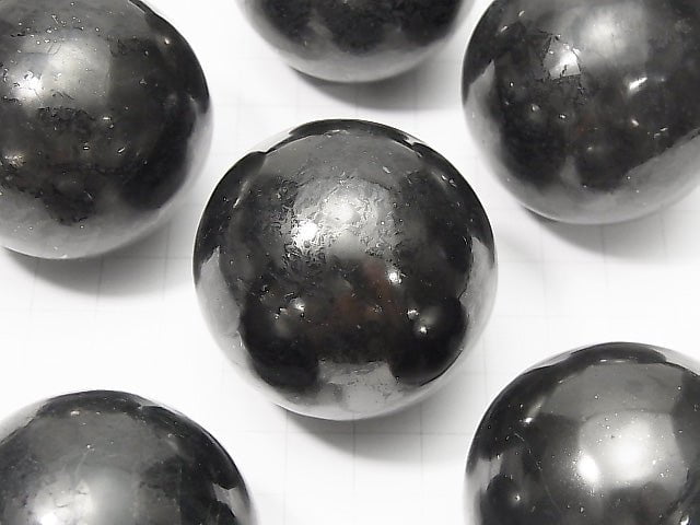 [Video] Shungite AAA Sphere, Round 40mm 1pc