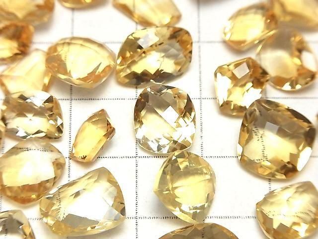 [Video] High Quality Citrine AAA Loose Stone Fancy Shape Faceted 5pcs