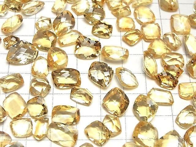 [Video] High Quality Citrine AAA Loose Stone Fancy Shape Faceted 5pcs