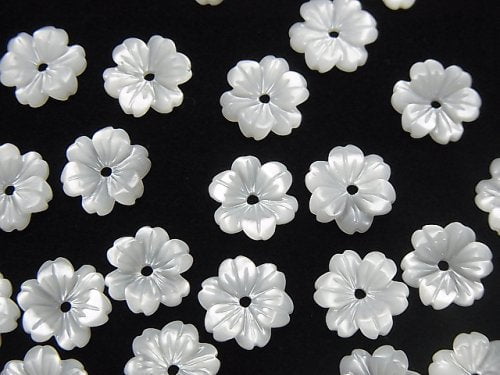 Flower, Mother of Pearl (Shell Beads) Pearl & Shell Beads