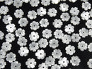 [Video] High Quality White Shell AAA Flower 8mm Center Hole 4pcs