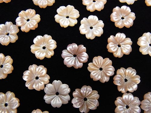 Flower, Mother of Pearl (Shell Beads) Pearl & Shell Beads