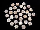 [Video] High Quality Pink Shell AAA Flower 15mm Center Hole 2pcs