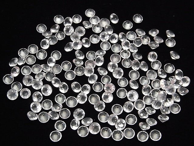 [Video] High Quality Rose Quartz AAA Undrilled Round Faceted 4x4mm 10pcs