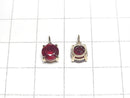 [Video][Japan]High Quality Ruby AAA Round Faceted 6x6x4mm Pendant [K10 Yellow Gold] 1pc