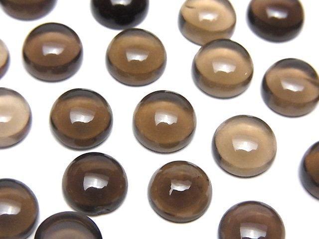 Cabochon, Smoky Quartz Gemstone Beads