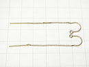 14KGF American Threader Earrings Cable with Hooks (Venetian) 1 pair