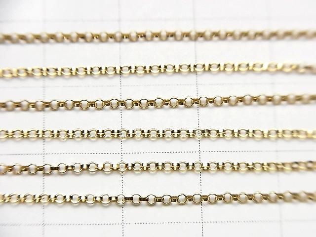 14KGF Rolo Chain 1.1mm [40cm][45cm][50cm] Necklace 1pc