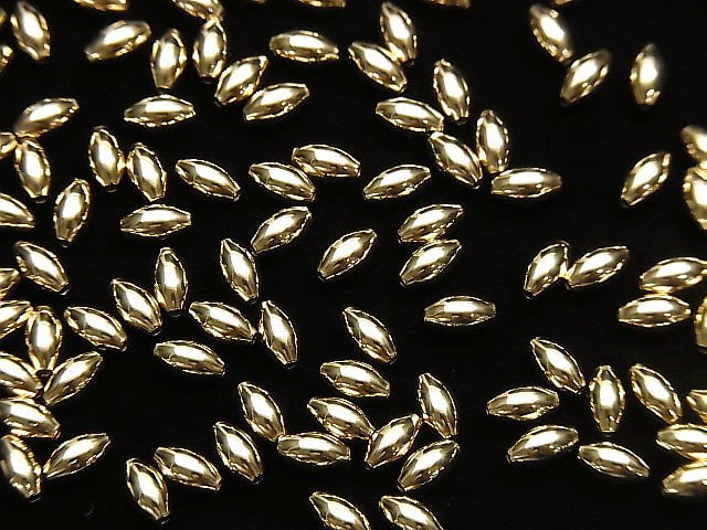 14KGF Rice 5x3mm 2pcs