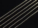 14KGF Cable Chain 1.0mm [40cm][45cm] Necklace 1pc