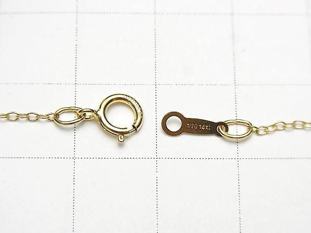 14KGF Cable Chain 1.2mm [40cm][45cm] Necklace 1pc