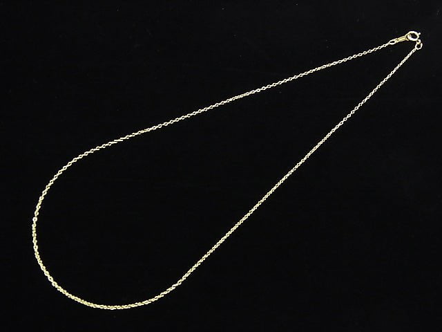 14KGF Cable Chain 1.0mm [40cm][45cm] Necklace 1pc