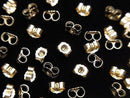 [K14 Yellow Gold]Earnuts 4.5x3mm 2pcs (1pair )