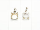 [Video][Japan][K10 Yellow Gold] Pendant Frame (Prong Setting) Round Faceted 6mm 1pc
