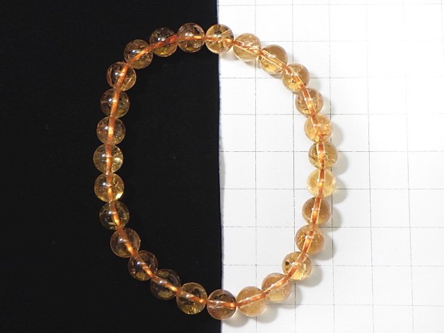 [Video] [One of a kind] High Quality Imperial Topaz AAA+ Round 7mm Bracelet NO.212