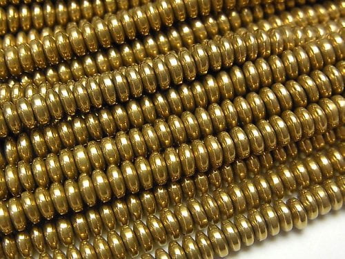 Hematite, Roundel Gemstone Beads