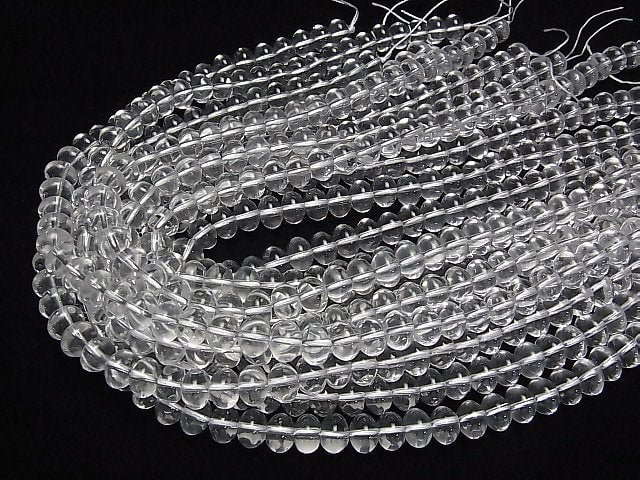 [Video] Crystal AAA Roundel 10x10x7mm half or 1strand beads (aprx.14inch/35cm)