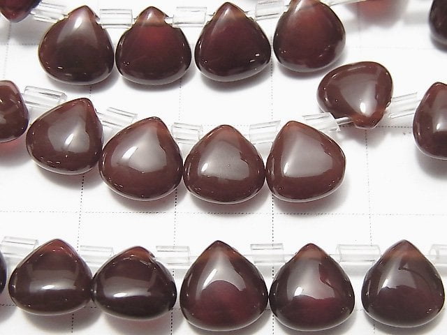 Red Agate AAA Chestnut Shape (Smooth) 8x8x4mm half or 1strand beads (aprx.15inch/36cm)