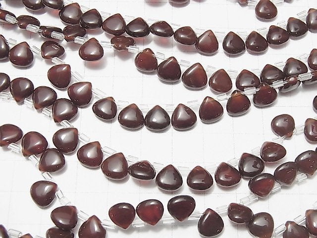 Red Agate AAA Chestnut Shape (Smooth) 8x8x4mm half or 1strand beads (aprx.15inch/36cm)