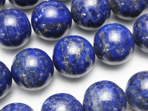 Lapis lazuli, Round Gemstone Beads