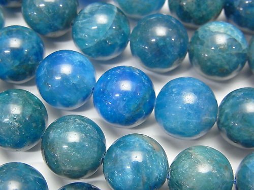 Apatite, Round Gemstone Beads