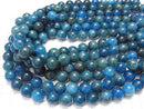 [Video] Blue Apatite AA+ Round 12mm half or 1strand beads (aprx.15inch/37cm)