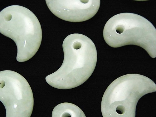 Comma Shaped, Jadeite & Nephrite Gemstone Beads