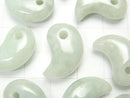 [Video] Burma Jadeite AAA Comma Shaped Bead 20x13x8mm 1pc