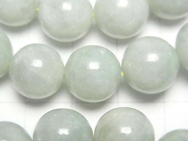 [Video] Burmese Jadeite AAA - Round 12mm Bracelet
