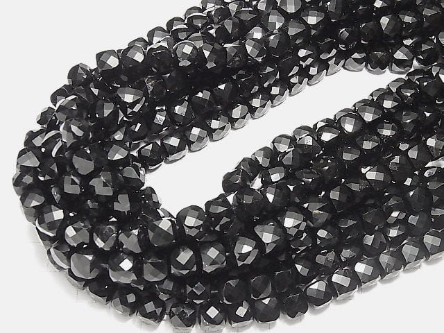 [Video] High Quality! Black Spinel AAA Cube Shape 8x8x8mm half or 1strand beads (aprx.15inch / 36cm)