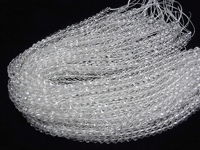 [Video] High Quality! Crystal AAA Twist 72-Faceted Round 6mm 1/4 or 1-strand beads (approx. 15 inches/37 cm)