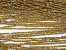 [Video]High Quality! Hematite Faceted Round 2mm gold coated 1strand beads (aprx.15inch/36cm)