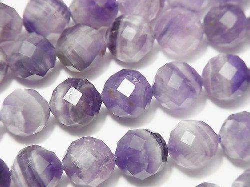 Amethyst, Faceted Round Gemstone Beads