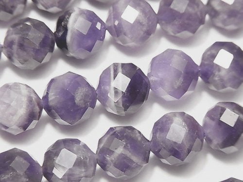 Amethyst, Faceted Round Gemstone Beads