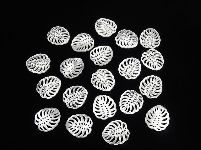 [Video] High Quality White Shell Watermark Leaf 20x18mm 2pcs